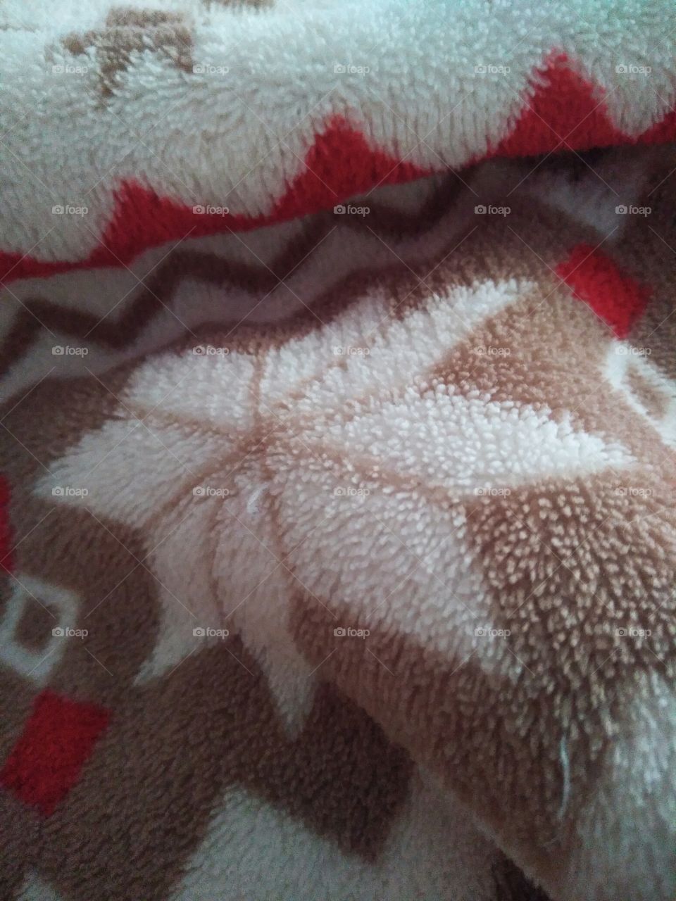 Fluffy fabric for winter