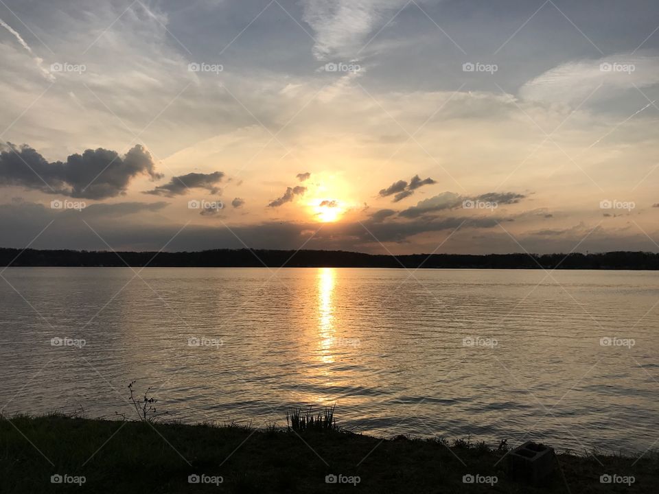 Sunset @ Sand Lake ~ Irish Hills, MI 