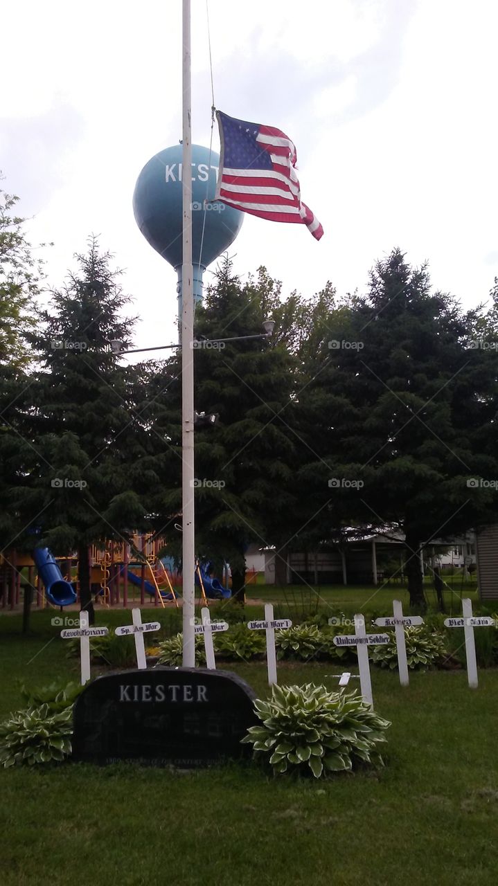 Flag, No Person, Military, Cemetery, Veteran