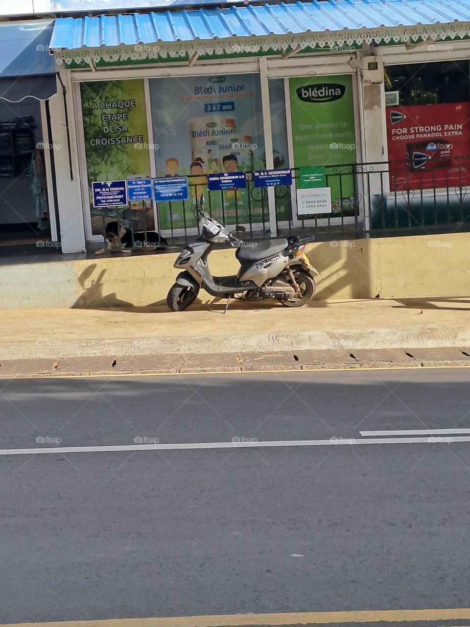 Scooter on standby _a way of transportation