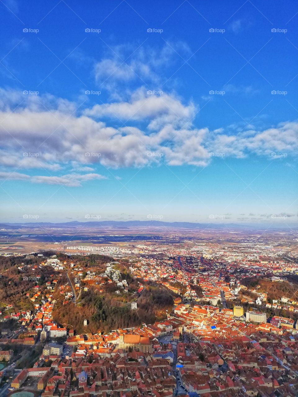 Panorama Brasov seen from Tampa