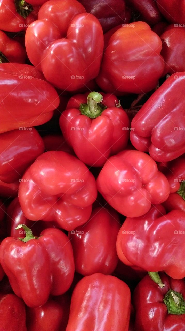 Red peppers