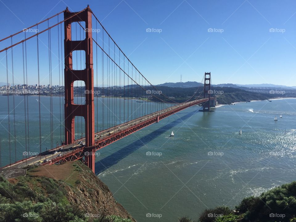 Golden Gate Bridge from the Northwestern side
