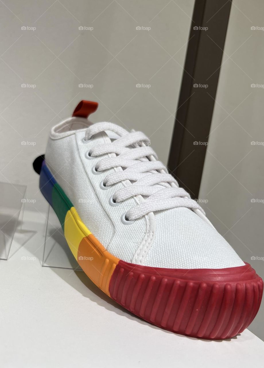 Lgbt colors shoes 