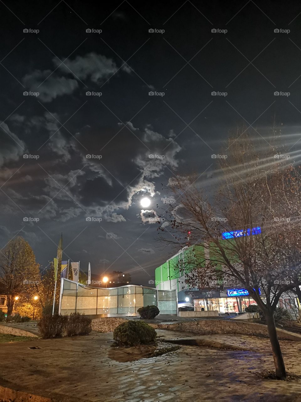 Moonlight above Zenica