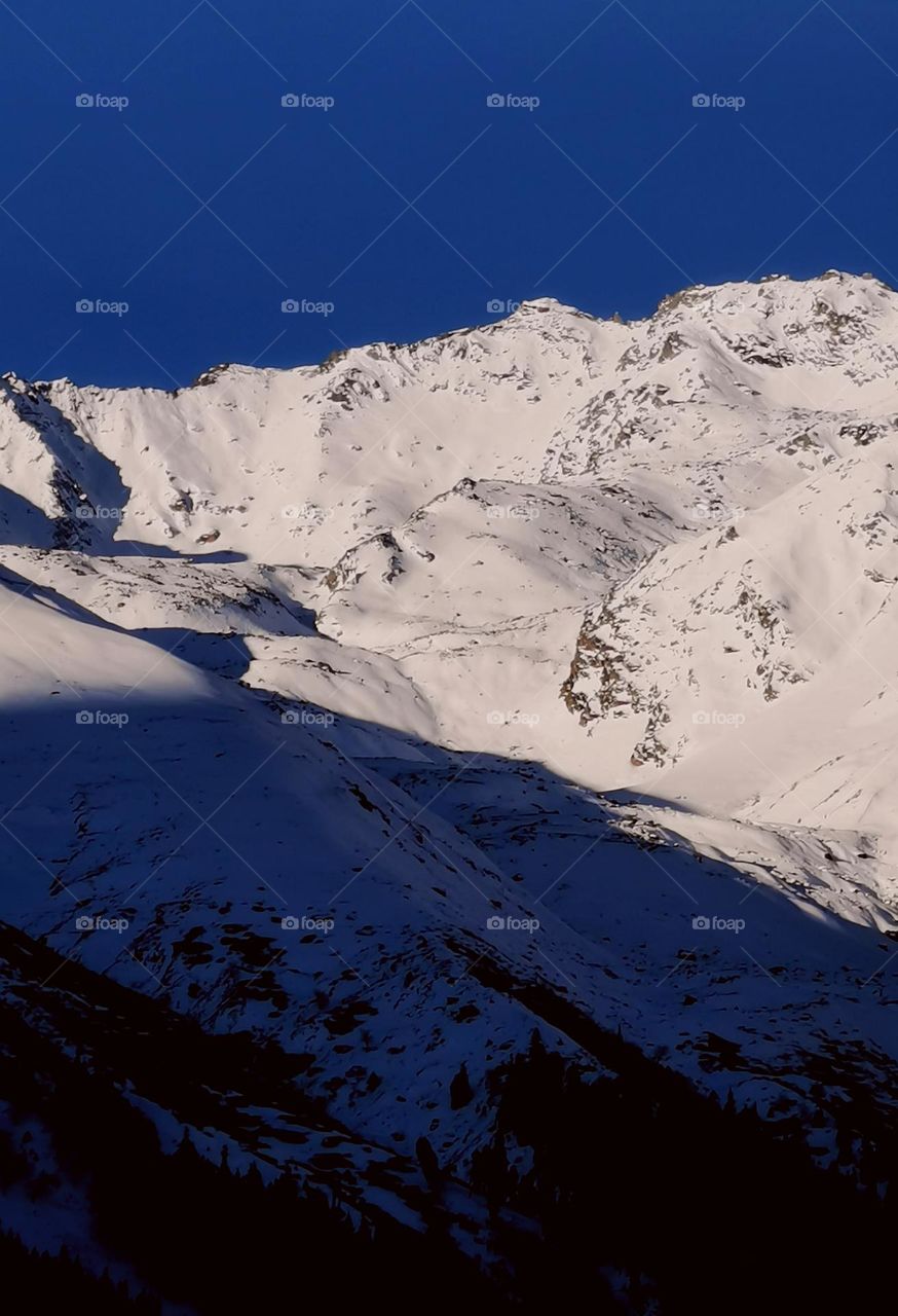 morning shades of Himalayas