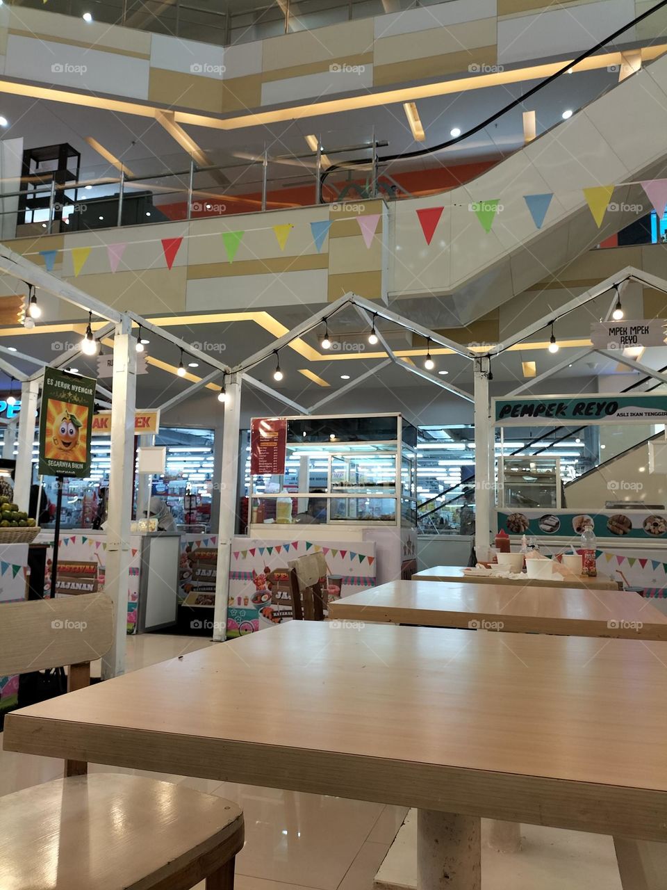 interior design in a mall