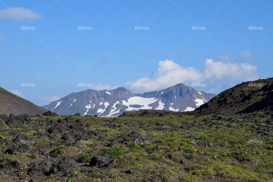 snow mountains