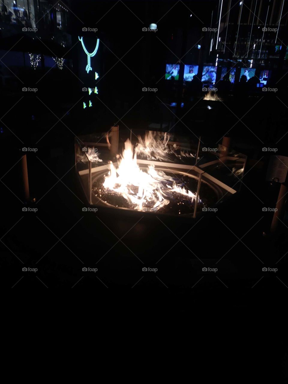 fire pit at century city crab shack