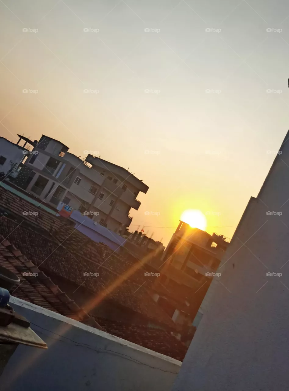 sun set