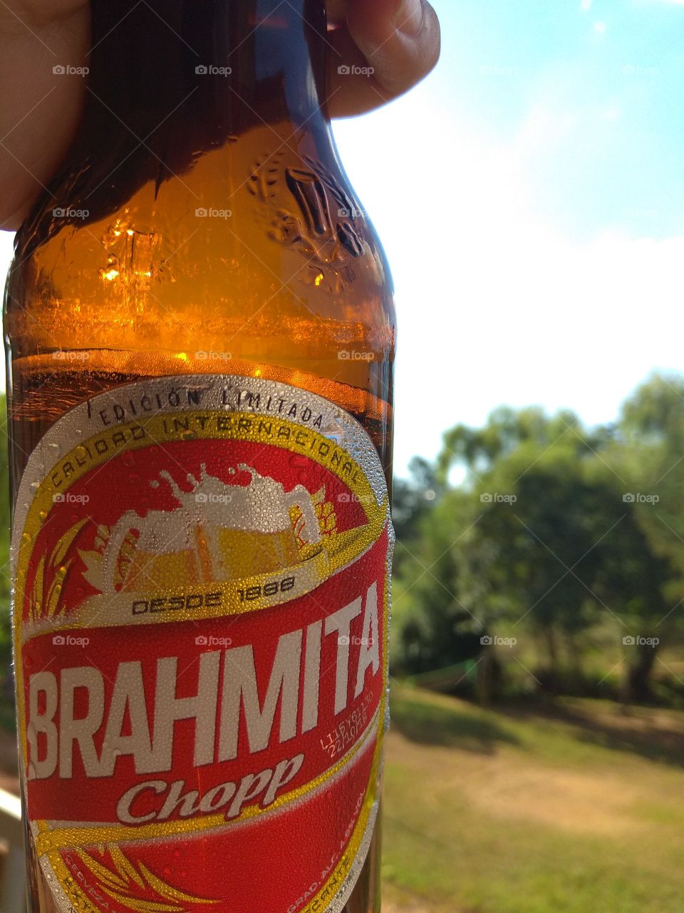 Somente uma Brahma para refrescar esse verão no Paraguai.