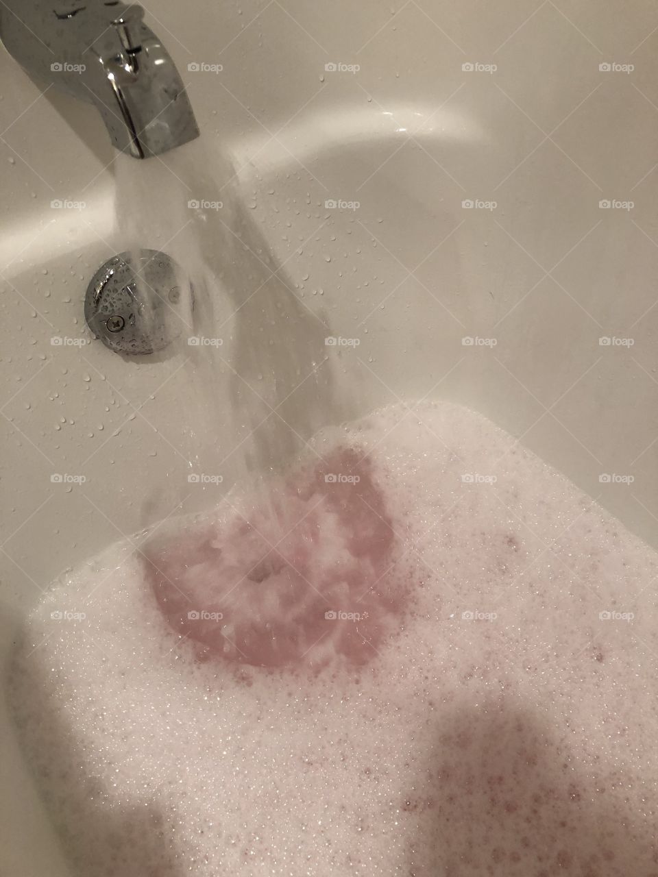 Pink bath