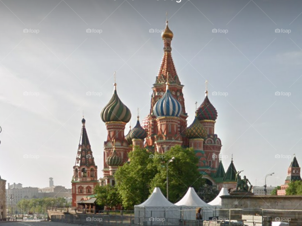 Красивая летняя Москва и Кремль