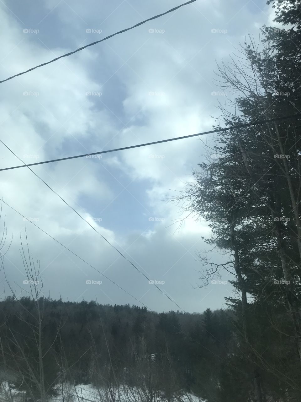 Mickey Mouse in clouds 