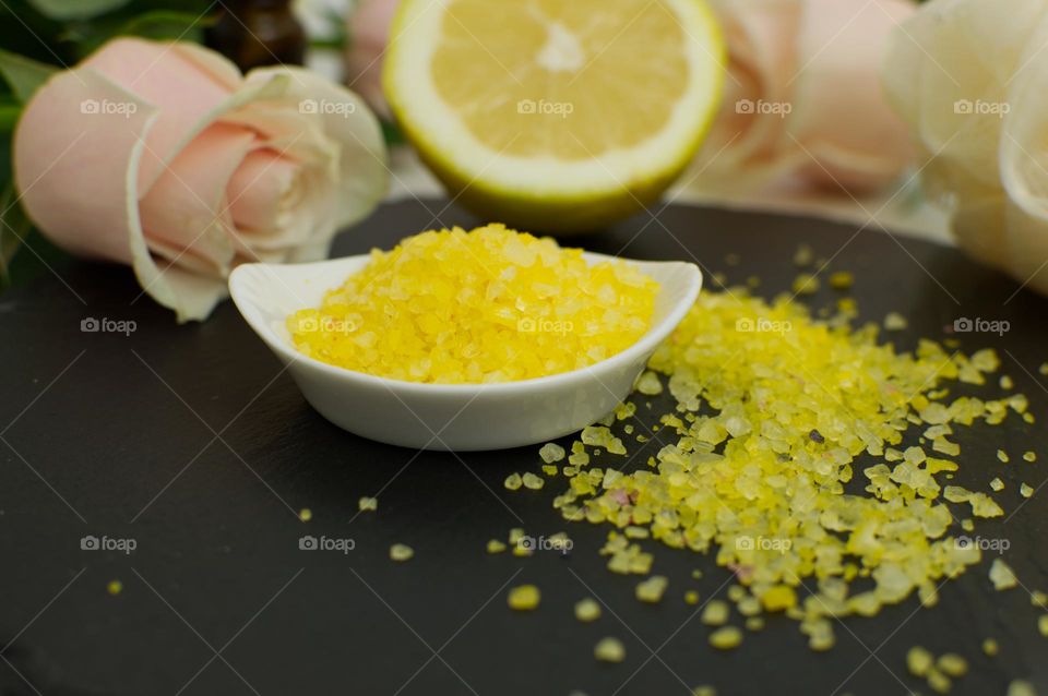 lemon bath salts