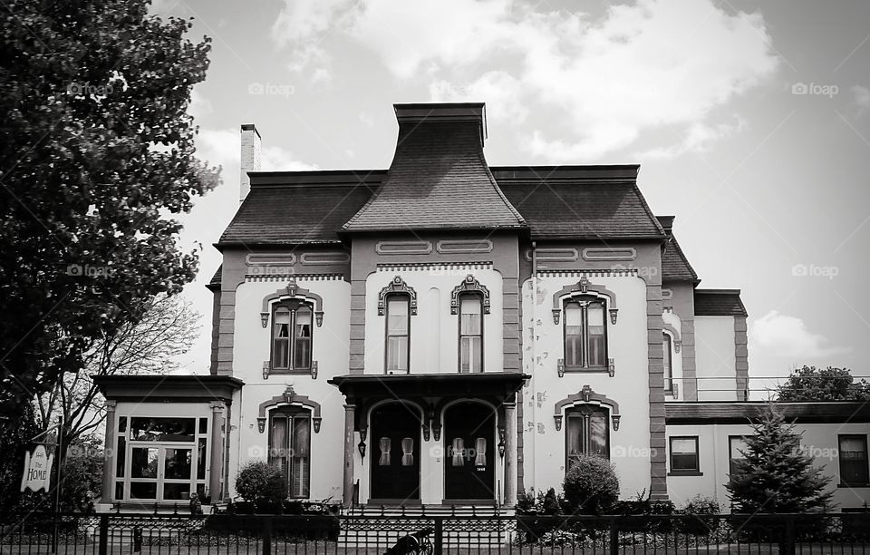 Lumber man home in old town Saginaw