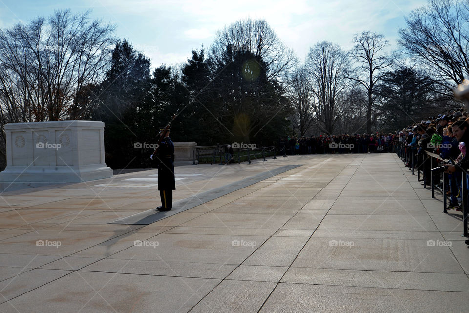 Arlington national cemetery. tomb of the unknown soldier