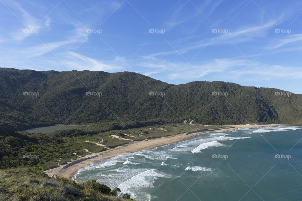 Lagoinha do leste Beach in Florianopolis Santa Catarina Brasil.