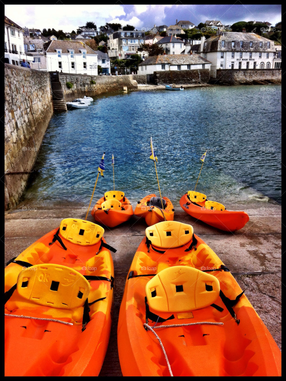 water sea cornwall kayaks by deedeane
