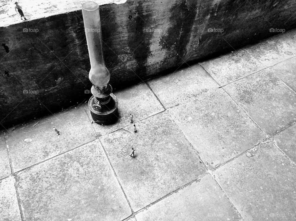 The world of Liliput, traditional ancient lamp