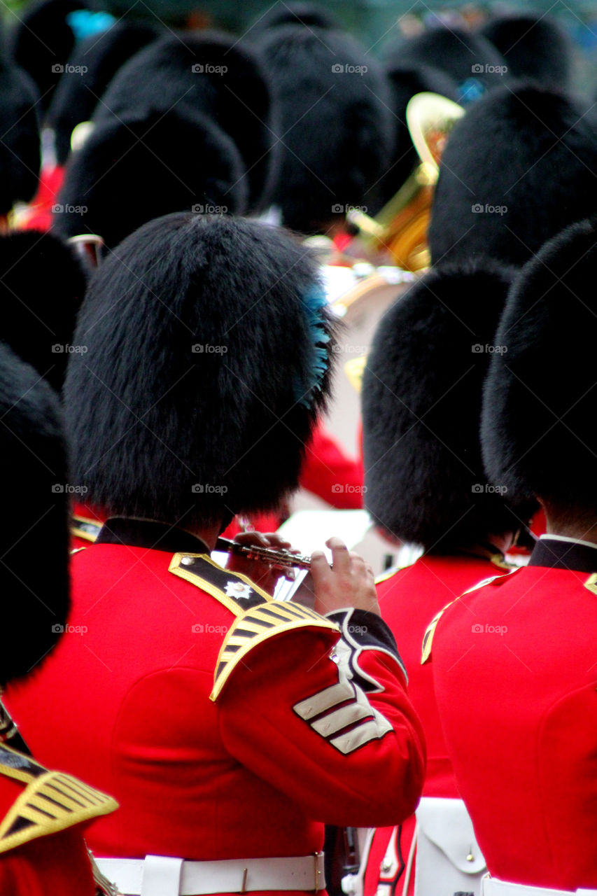 Trooping of the colour London England 