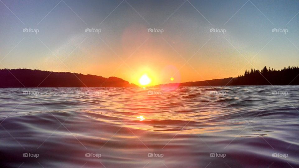 Water Sunset