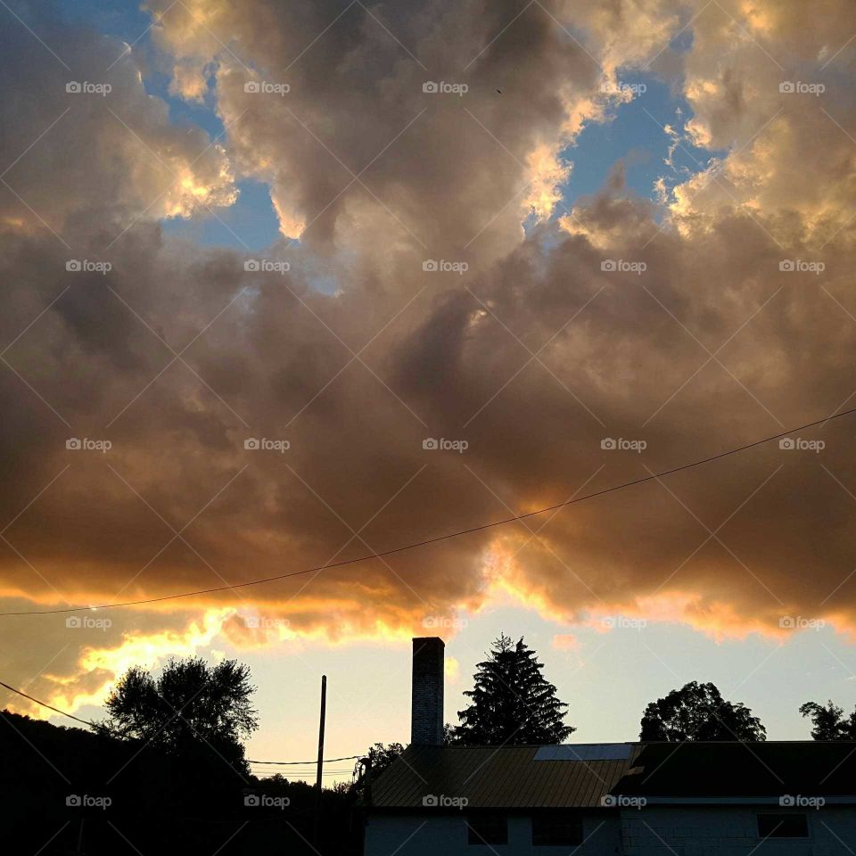 clouds after a storm