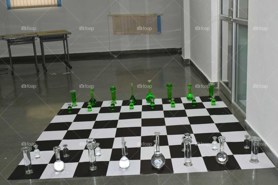 Science chess board