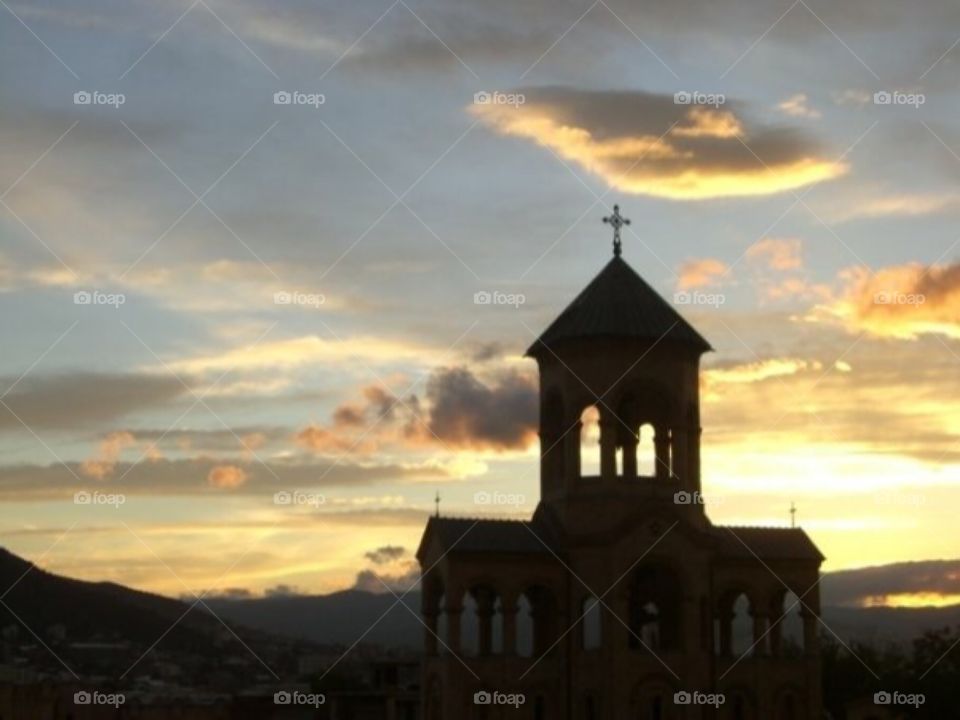 Church silhouette 