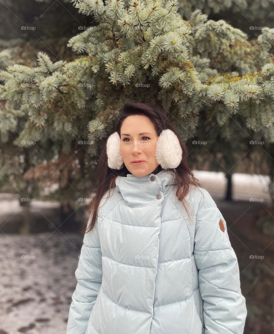 Outdoors girl portrait