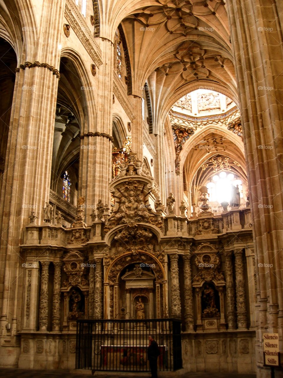 Catedral de Salamanca. Retablo del Trascoro de la Catedral Nueva de Salamanca (Salamanca - Spain)