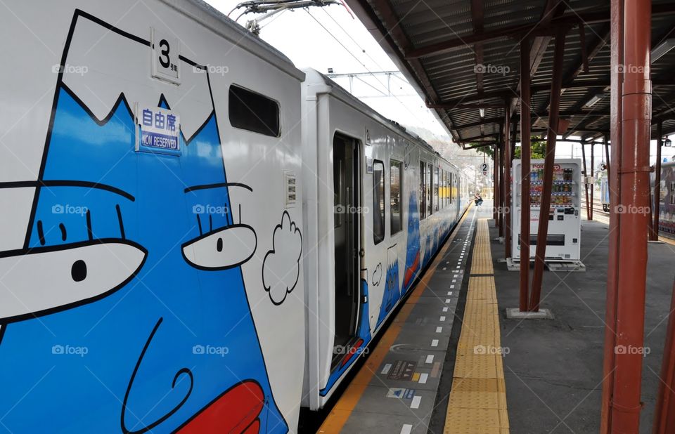 Train from Mt Fuji