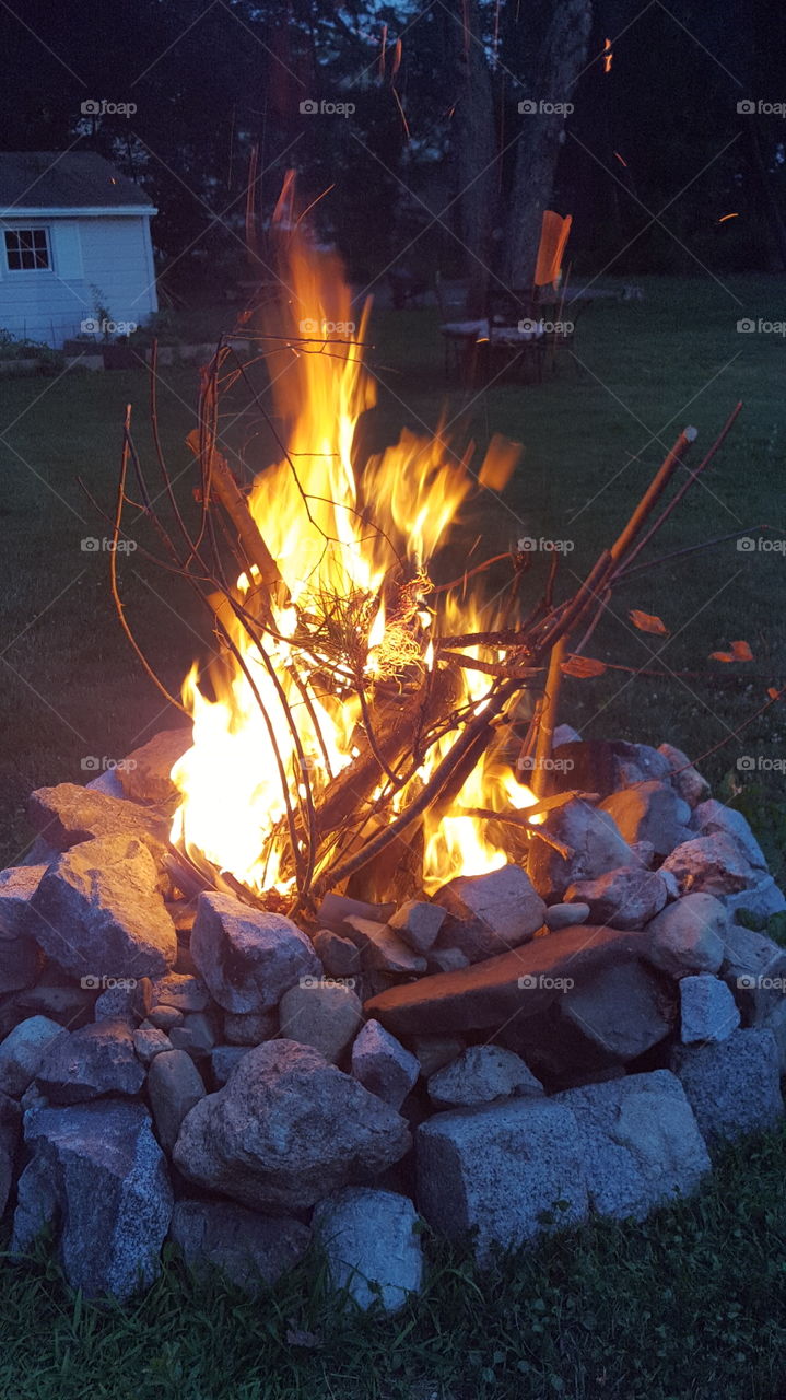 Backyard firepits
