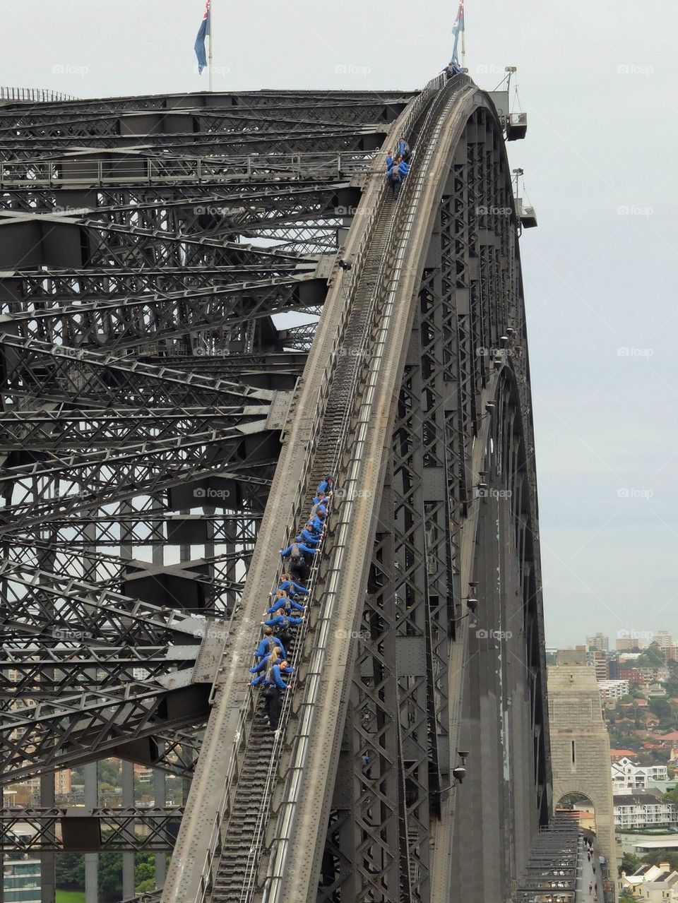 Bridge walk in Sydney