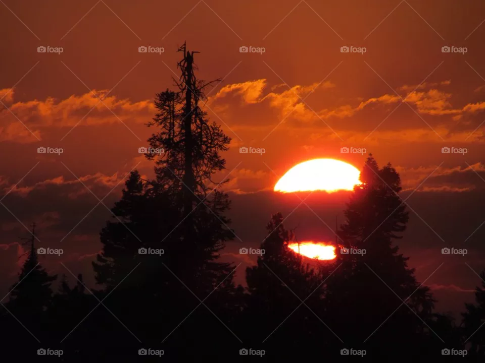 Sunset red