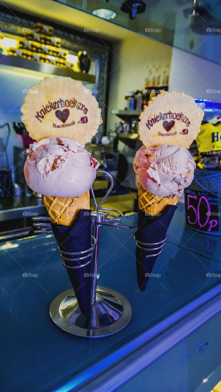 Ice cream. Cones