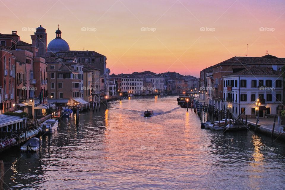 sunrise in Venice