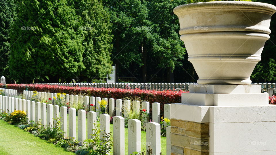 War graves in Antwerp