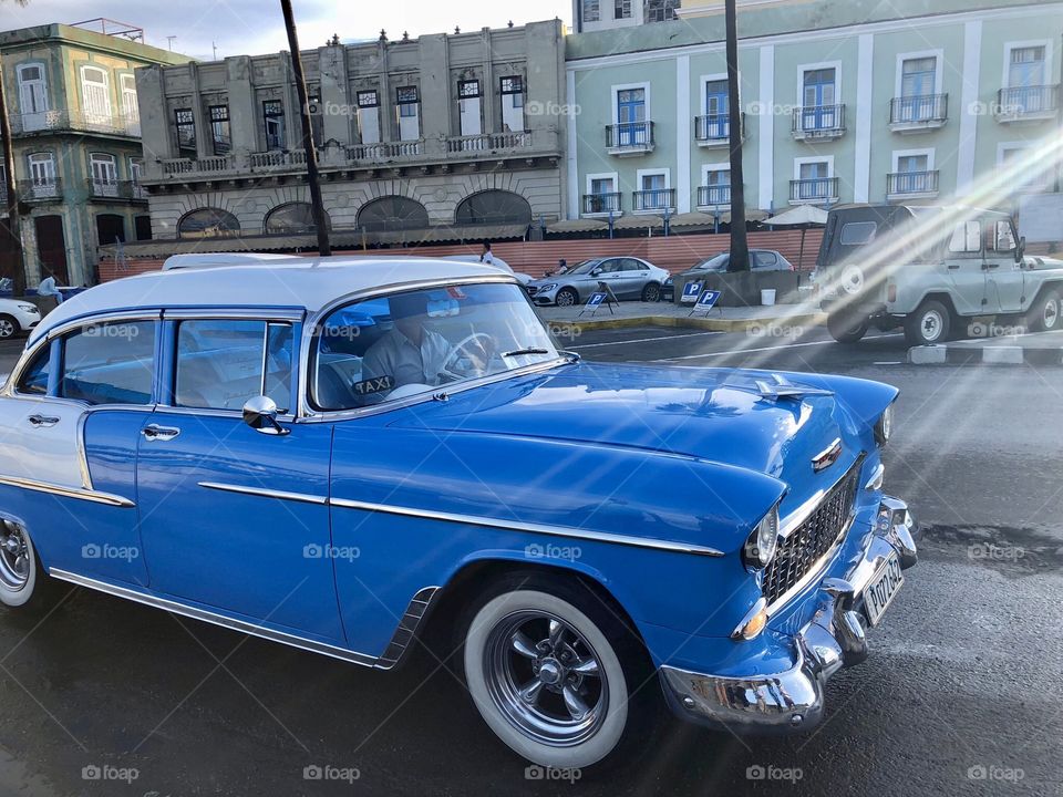 Blue Buick