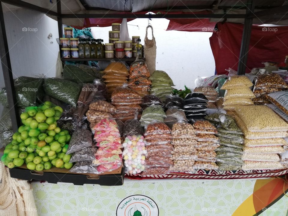 Local market in Madina Munawarah Saudi Arabia.