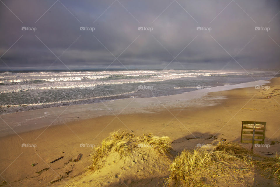 Rough day on the beach.