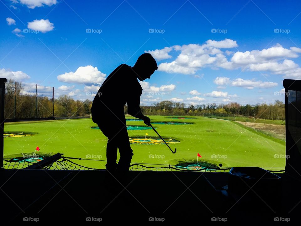 The driving range
