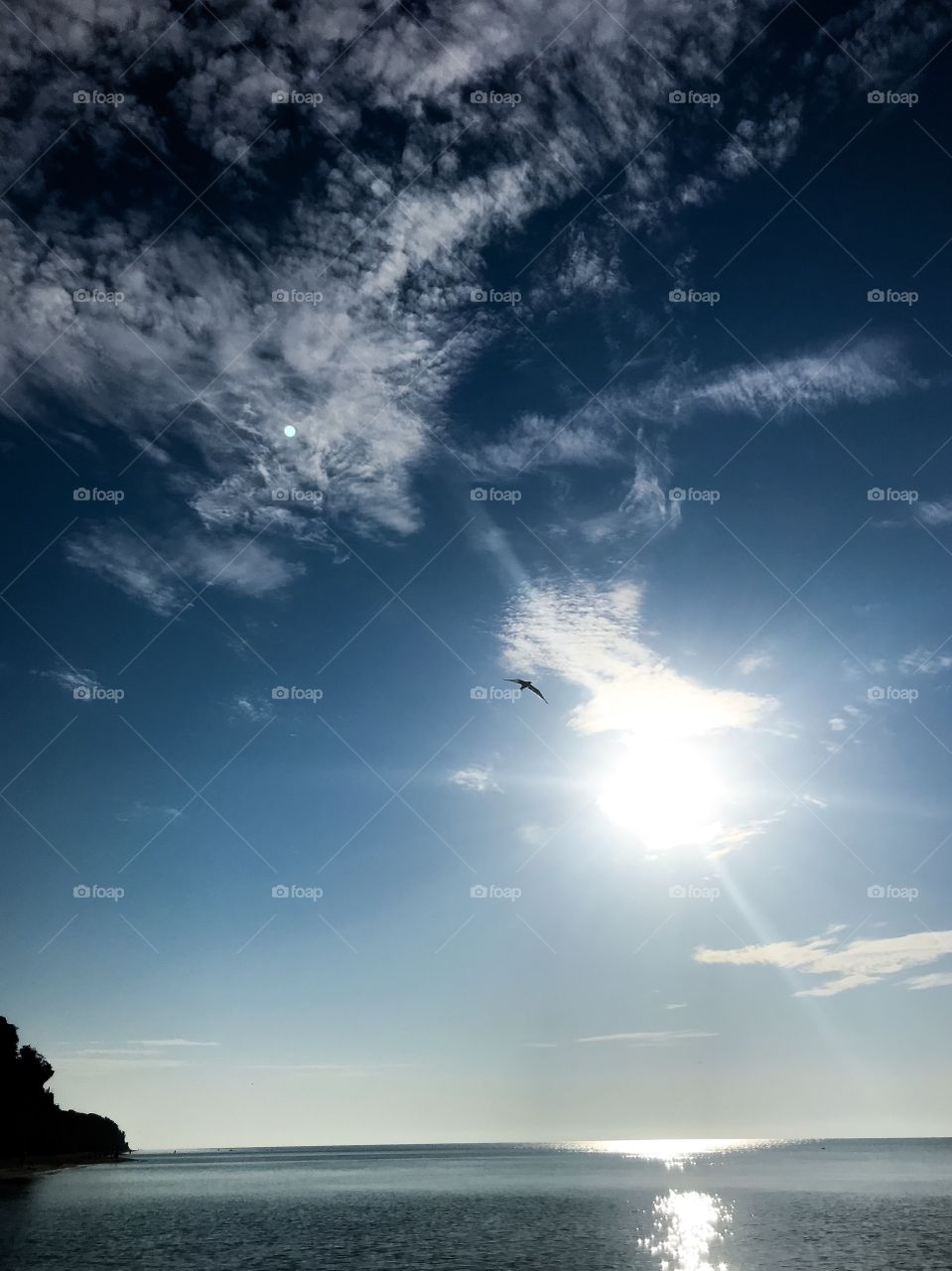 Beautiful sky and sea