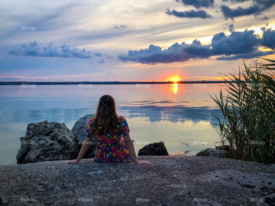 Enjoying the sunset