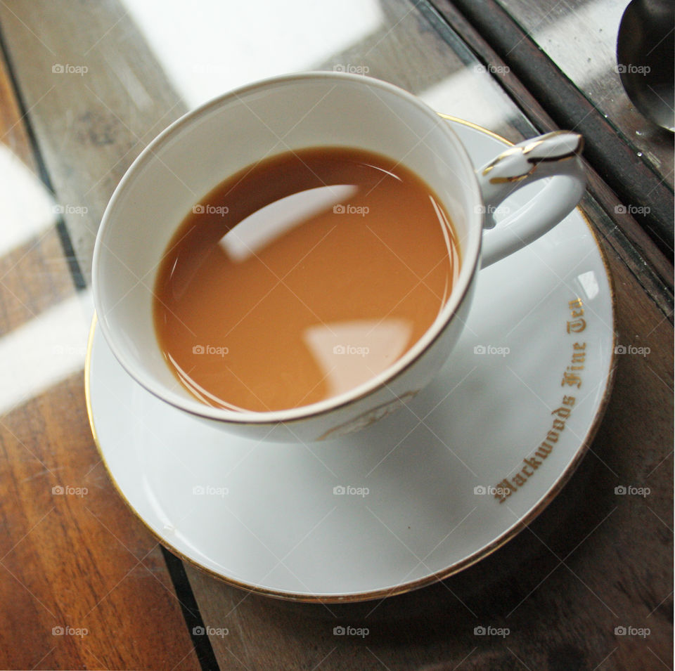 Classic Cup of Tea. Mackwoods. Sri Lanka. July 2010.