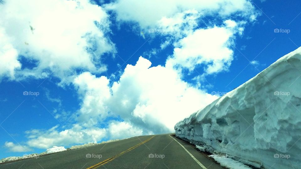 Anticipation. Driving up a 14er in Colorado. The S curves leave you wondering what's around the bend.