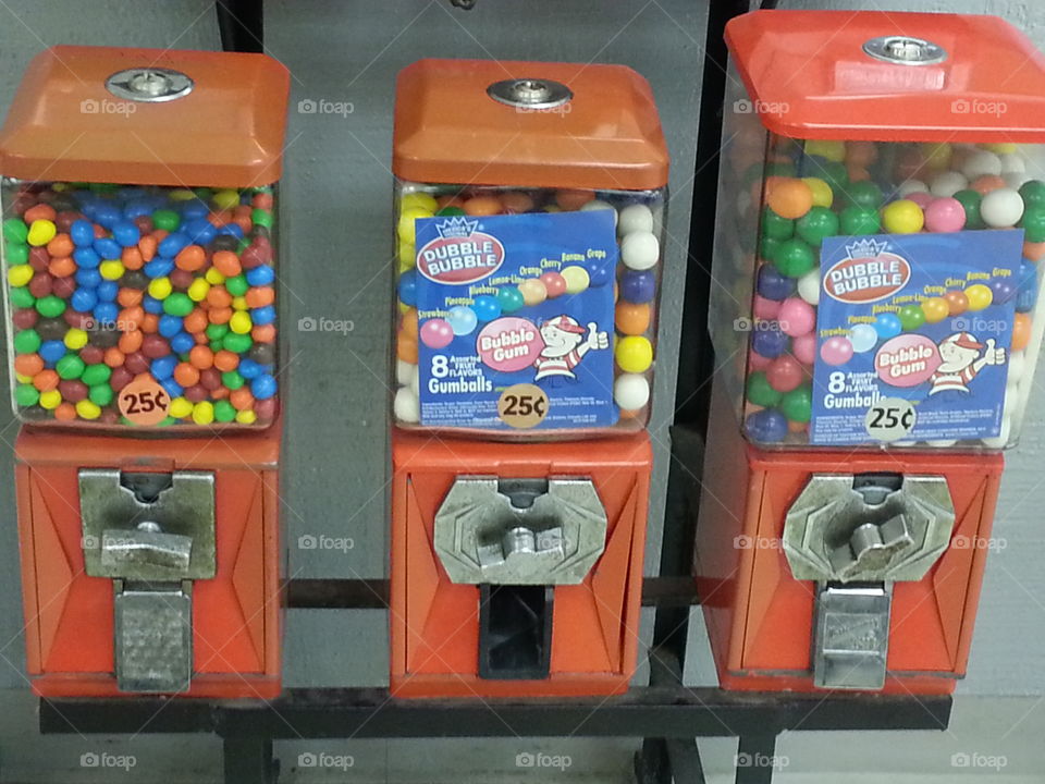 gumball machines