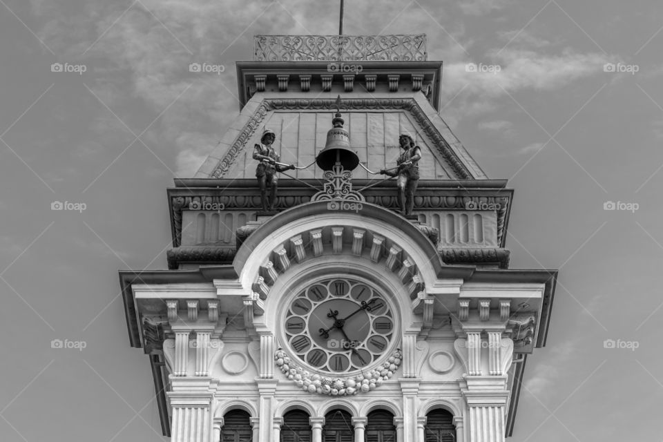 Clock tower. Trieste, Italy