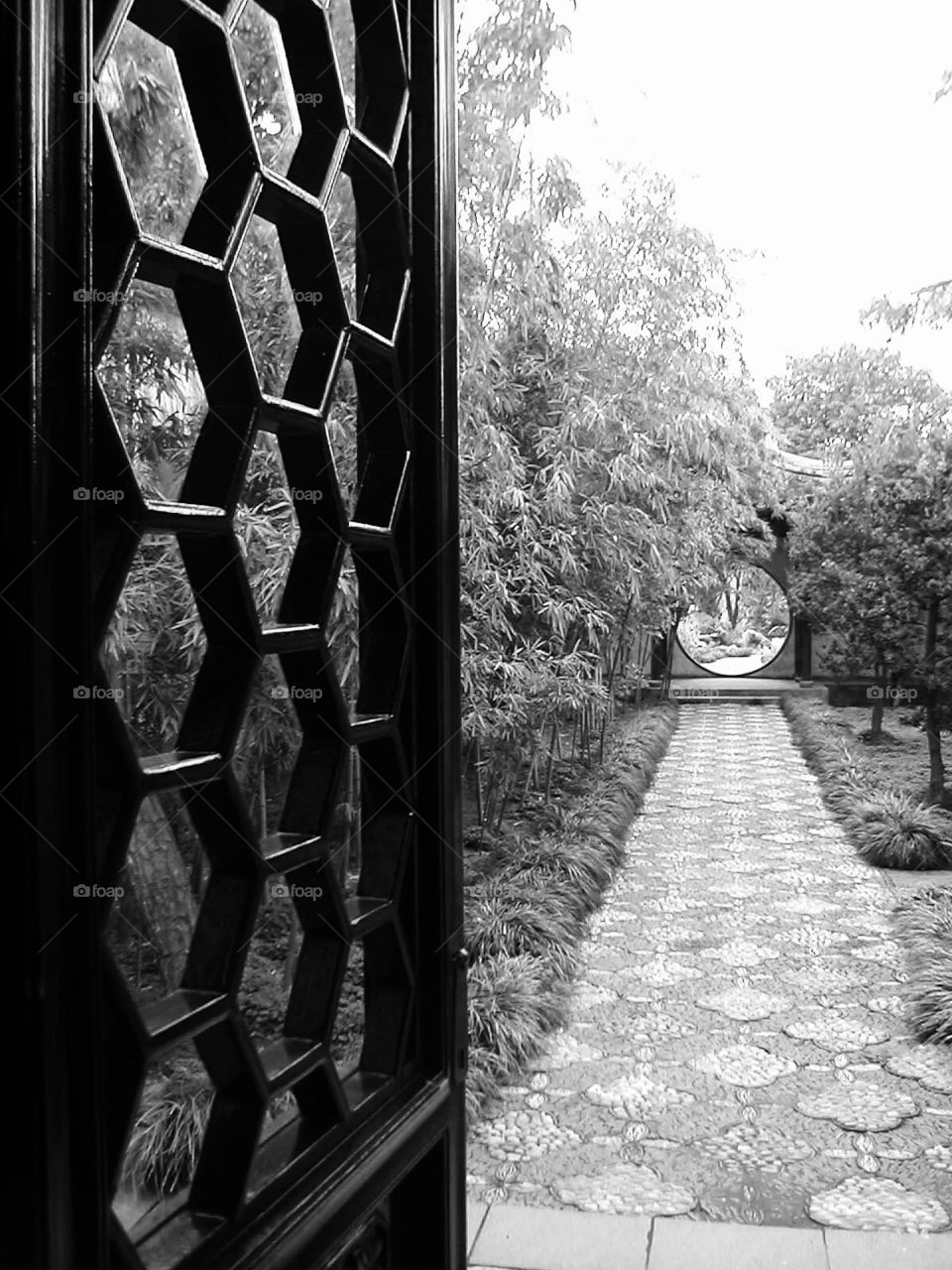 Garden path. China