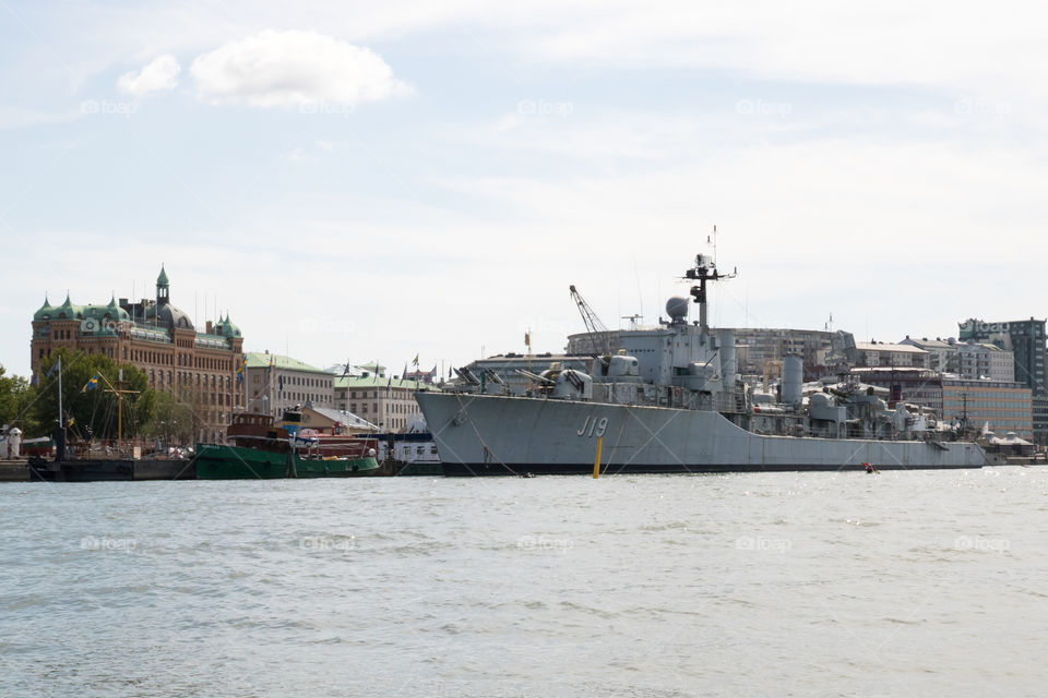 Gothenburg Maritime museum in the harbour, Sweden - Maritiman Göteborg hamn Sverige 